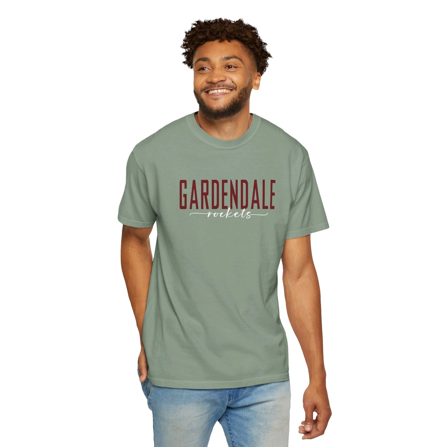 Gardendale Rockets Unisex Garment-Dyed T-shirt